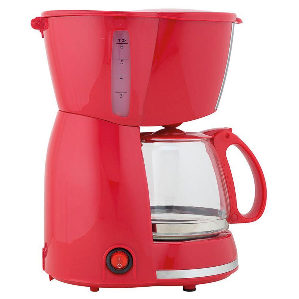 Cafeteira Britânia CP15 Vidro Vermelha Com Inox 220V - 3