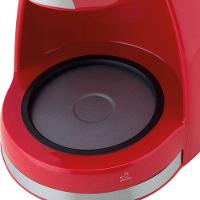 Cafeteira Britânia CP15 Vidro Vermelha Com Inox 220V