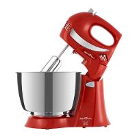 Batedeira Britânia Diamante Inox Vermelha 550W 110V - 2
