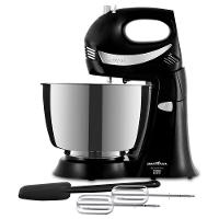 Batedeira Britânia Diamante Inox PR Preto 4,3l 550W 2 Em 1 110V - 1