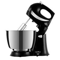 Batedeira Britânia Diamante Inox PR Preto 4,3l 550W 2 Em 1 110V