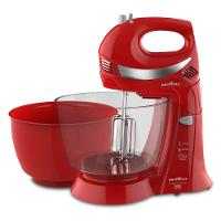 Batedeira Britânia Diamante Cristal Maxx Turbo 400W Vermelha 110V - 1