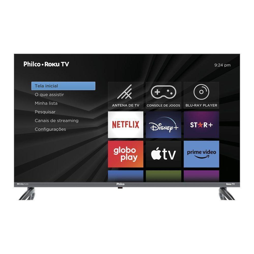 Smart TV 32” Philco LED Roku TV Dolby Audio PTV32E3ERSGB Bivolt - 1