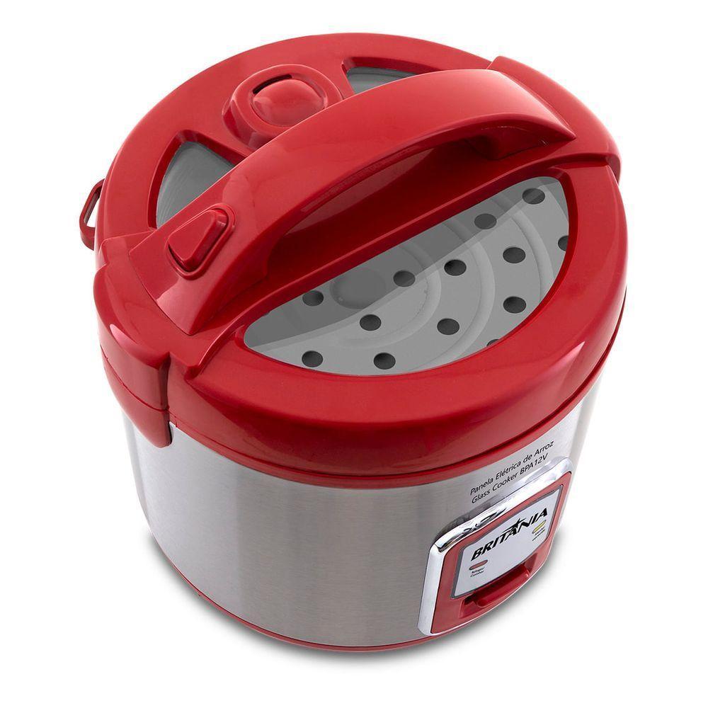 Panela De Arroz Britânia Glass Cooker BPA12V 4L 110V - 2