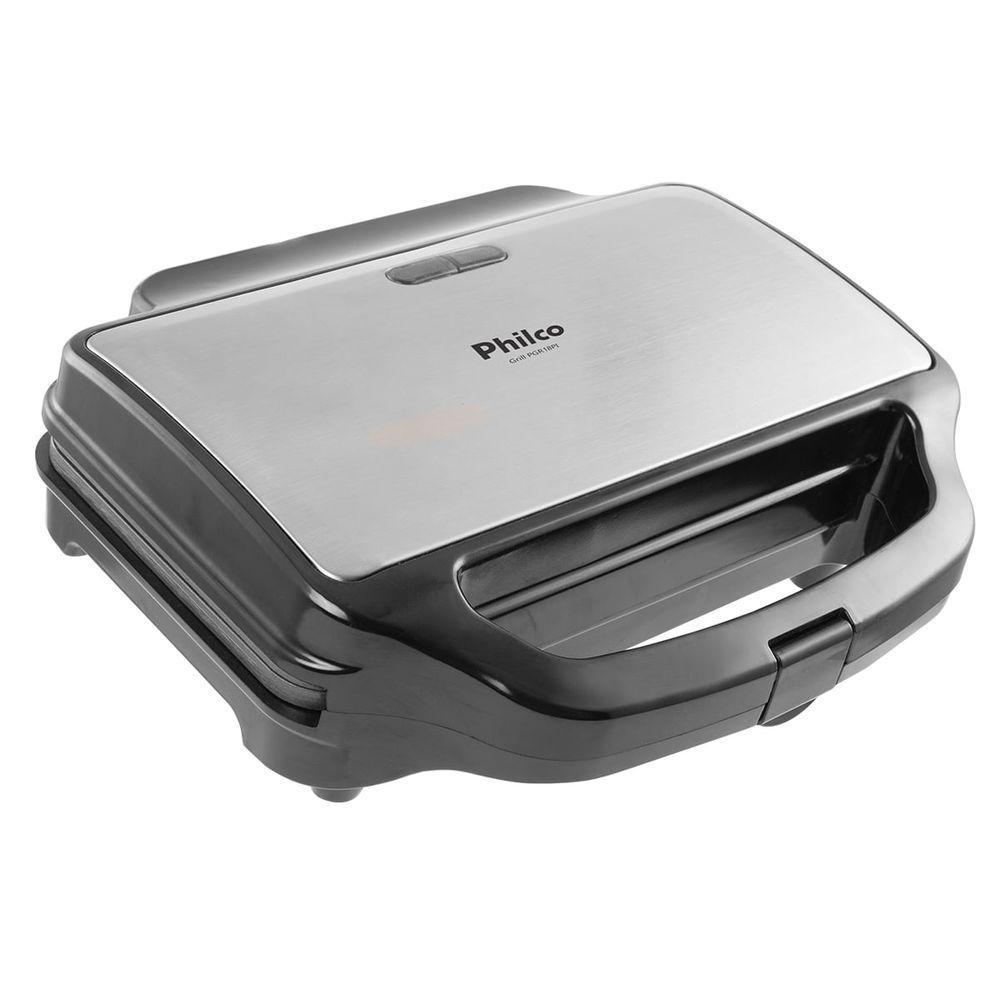 Grill E Sanduicheira Philco PGR18PI Inox 220V - 2