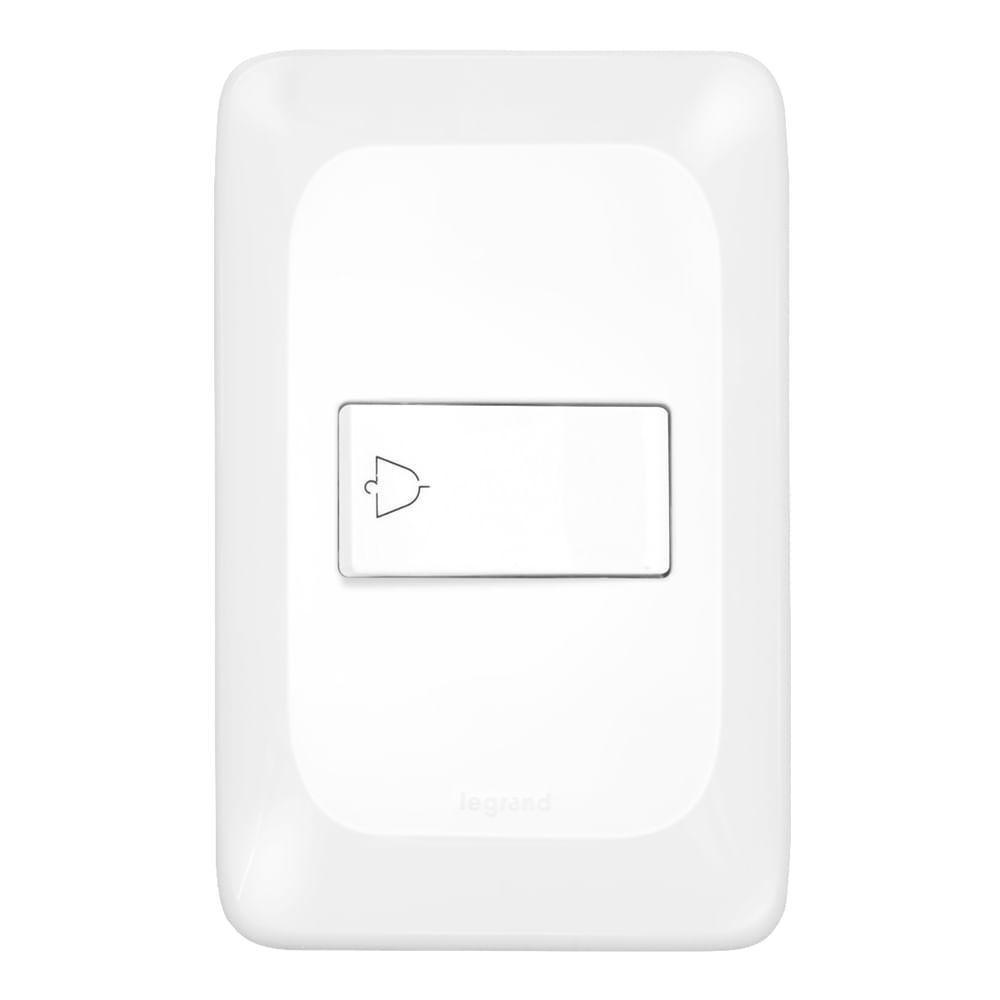 Pulsador Campainha 2 Ampères 250 Volts 4x2 - Lgx040 - Pial Pulsador Campainha 2a 250v 4x2 Pial Pop - Lgx040 - Pial - 1