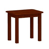 Mesa De Jantar 4 Cadeiras Estofadas Madeira Maciça Castanho - 6