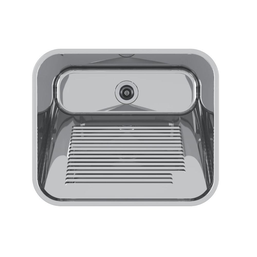 Tanque Mekal 60 Litros Em Aço Inox Alto Brilho 60x50x28,5 Cm Ct60 - 1