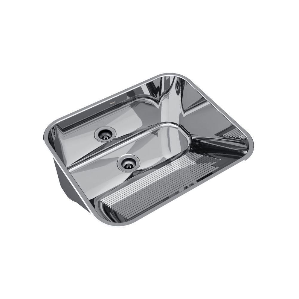Tanque Mekal 60 Litros Em Aço Inox Alto Brilho 60x50x28,5 Cm Ct60 - 3