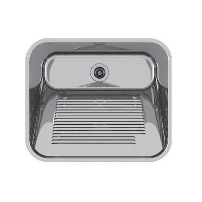 Tanque Mekal 60 Litros Em Aço Inox Alto Brilho 60x50x28,5 Cm Ct60