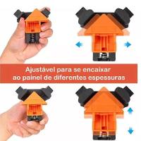 Grampo Sargento 4 Peças Canto Aperto Angulares 60°-90°-120° - 3