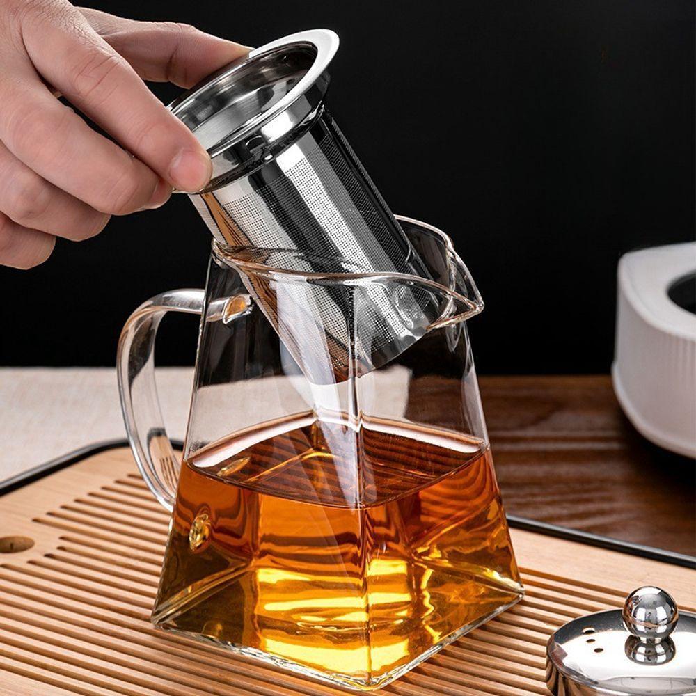 Chaleira De Vidro Com Infusor 350ml Chá - 4