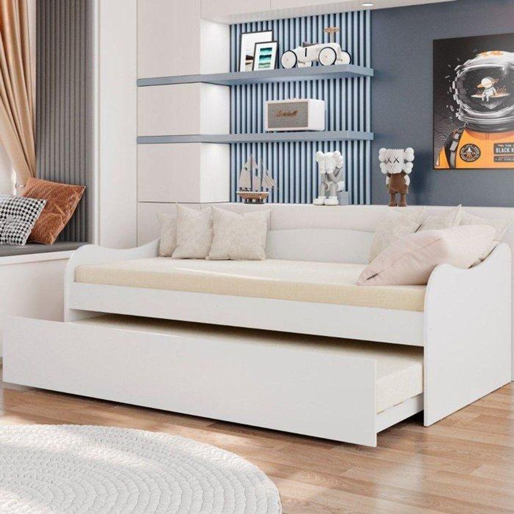 Bicama Para Quarto Infantil 100% Mdf Branca Carolina Baby - 1