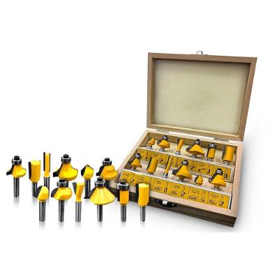 Jogo De Fresa Para Madeira Com 12 Peças 05460 Titanium