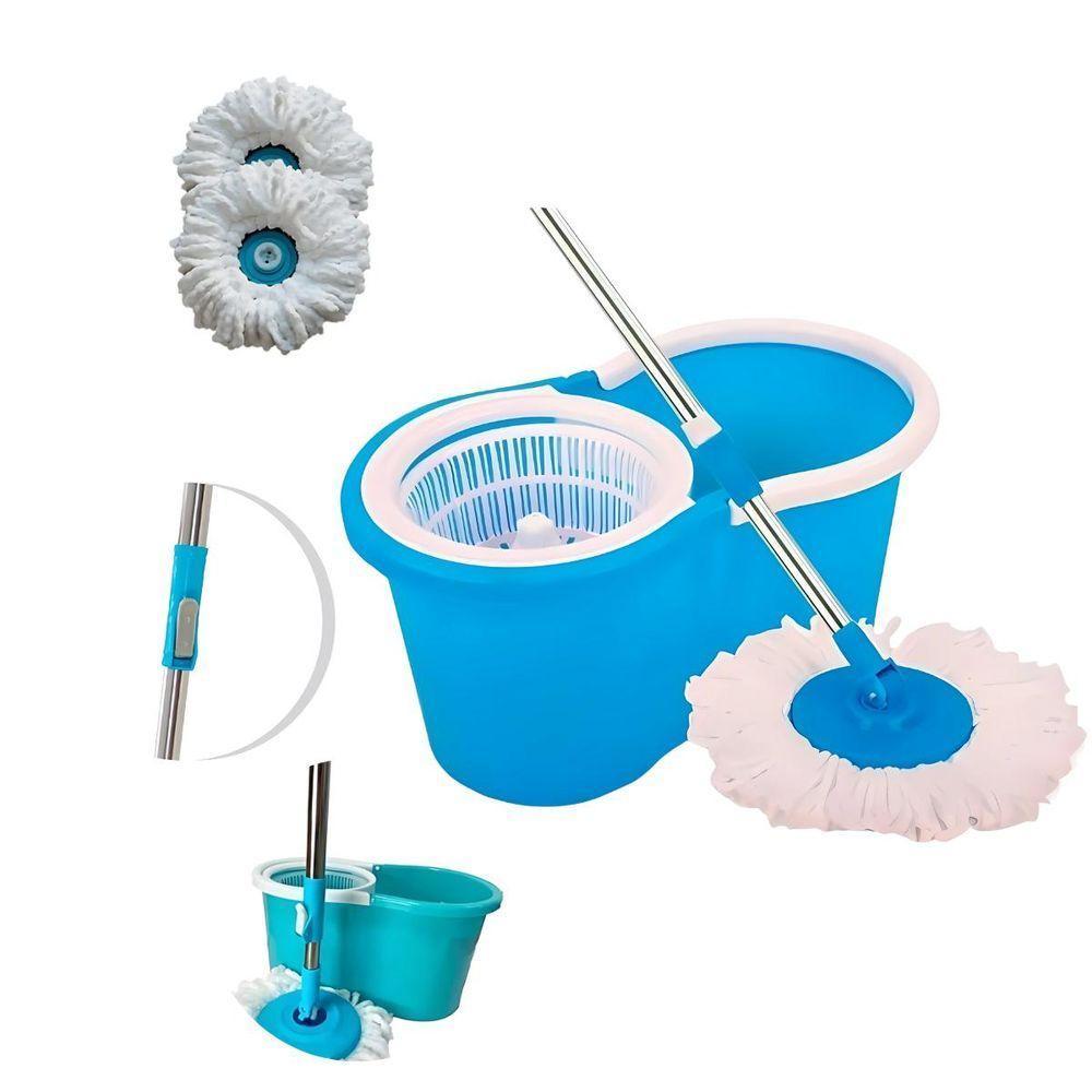 Mop Giratório 360 Com Balde E Cesto Centrífugo - 2