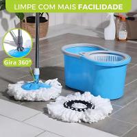 Mop Giratório 360 Com Balde E Cesto Centrífugo - 8