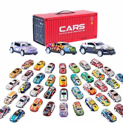 Kit Carrinhos Miniaturas Brinquedo Infantil 48 Maleta Pista
