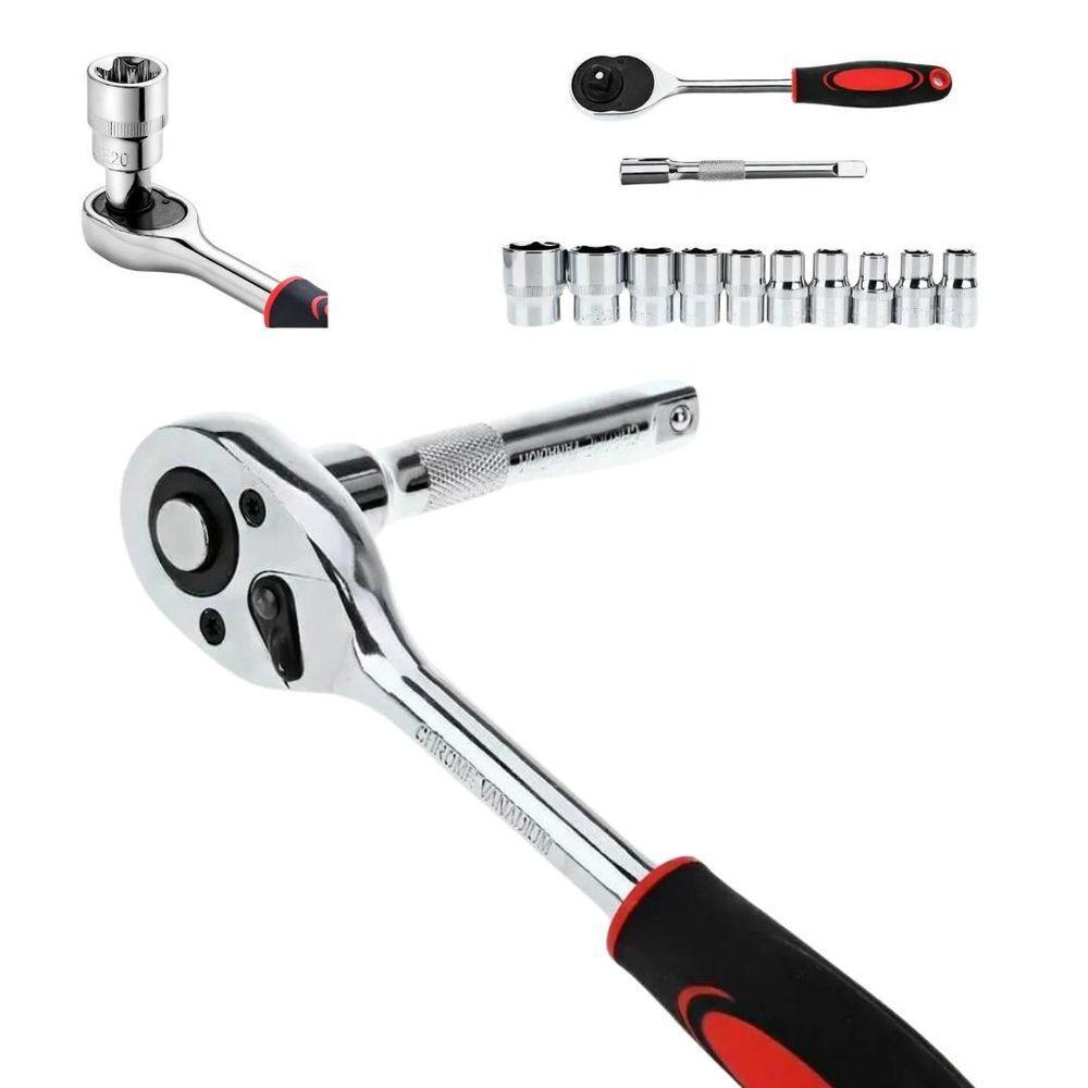 Jogo De Soquete 1-4 Com 12 Peças - 8