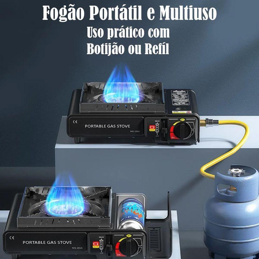 Fogareiro A Gás Portatil Camping Pescaria - 7