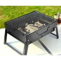 Mini Churrasqueira Portatil Dobrável Com Gaveta 33cm