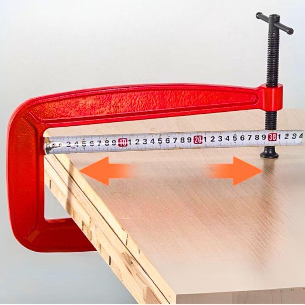 Kit 3 Grampos Tipo C Marceneiro Profissional Marcenaria - 2