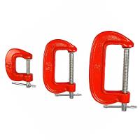 Kit 3 Grampos Tipo C Marceneiro Profissional Marcenaria - 1