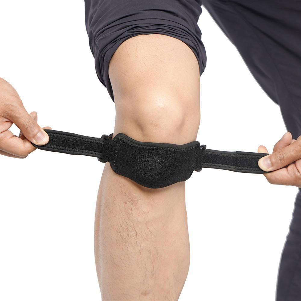 Joelheira Patelar Tira Ajustavel Suporte Esportes Academia - 2