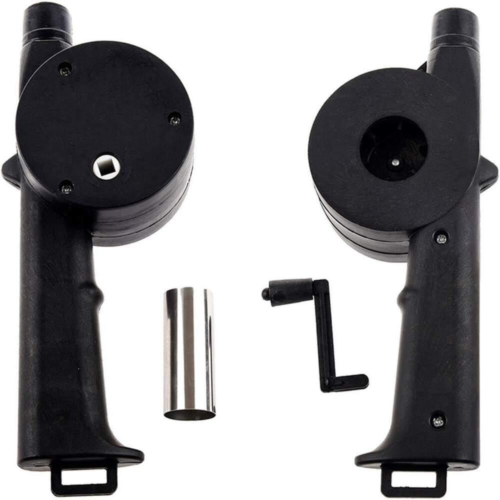 Soprador Acendedor Churrasqueira Carvao Lareira Ventilador - 2