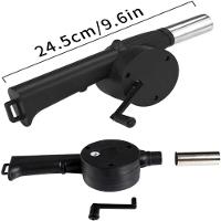 Soprador Acendedor Churrasqueira Carvao Lareira Ventilador - 5