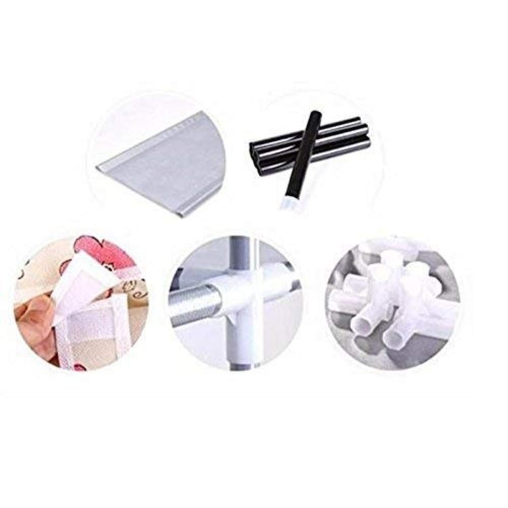 Guarda Roupa Triplo Adulto Infantil Portatil Arara Roupeiro - 7