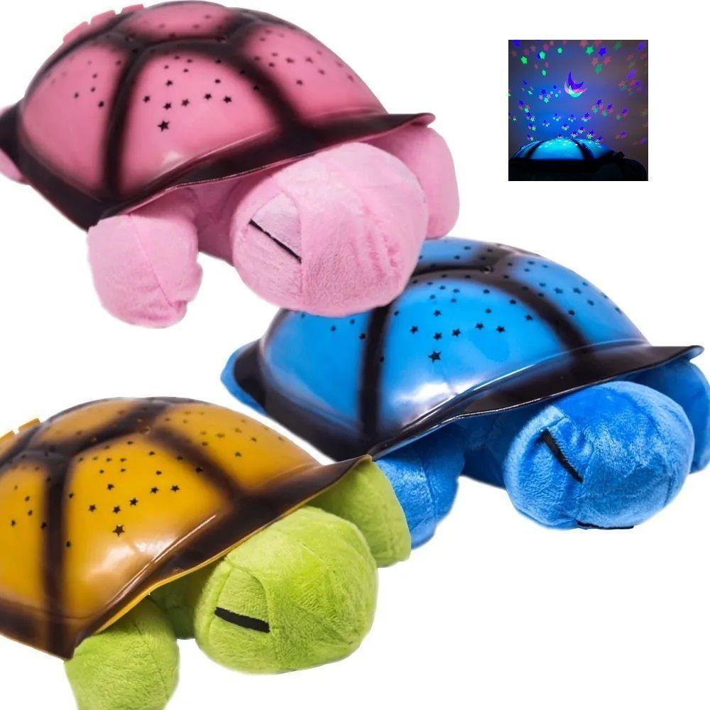 Abajur Tartaruga Pelucia Musical Luminaria Infantil Com Cor:menina - 4