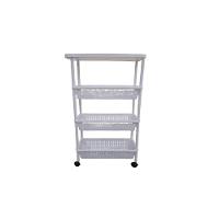 Carrinho Organizadora 4 Prateleiras Multiuso Quarto Sala