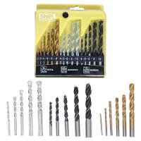 Jogo Brocas Madeira Concreto Metal 16 Pçs