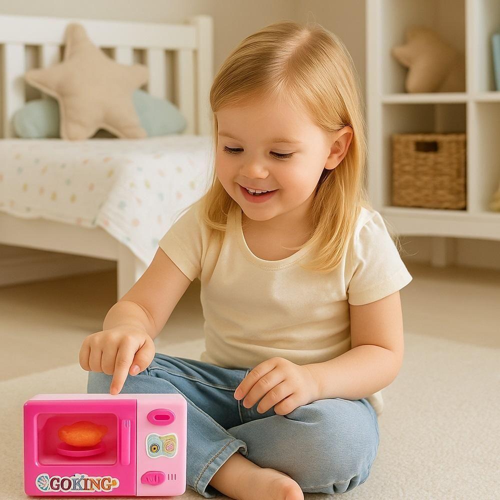 Mini Microondas Infantil Cozinha Brinquedo Forno Didatico - 2