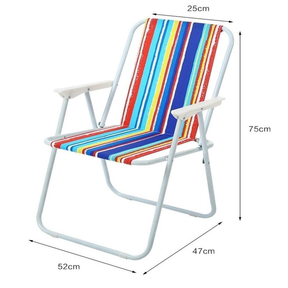 Cadeira Dobravel Praia Camping Com Mola Pesca Jardim - 4