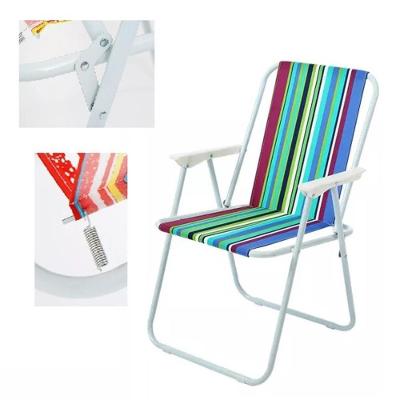 Cadeira Dobravel Praia Camping Com Mola Pesca Jardim