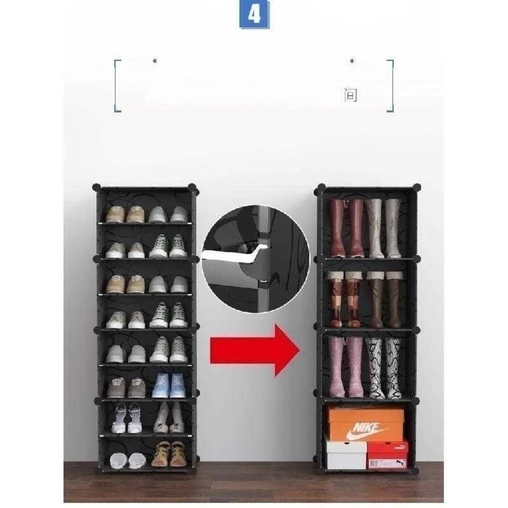 Sapateira Dupla Gigante Armario Modular Ajustavel - 4