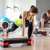 Step Aerobico Plataforma Exercicios Regulavel Com Altura