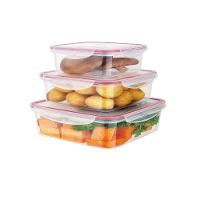 Kit 3 Potes Hermeticos Profissional Freezer Ao Microondas - 3