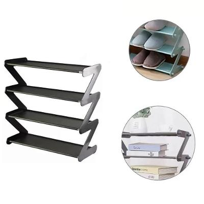 Sapateira Multiuso:4 Prateleiras Organizador Tenis Livros