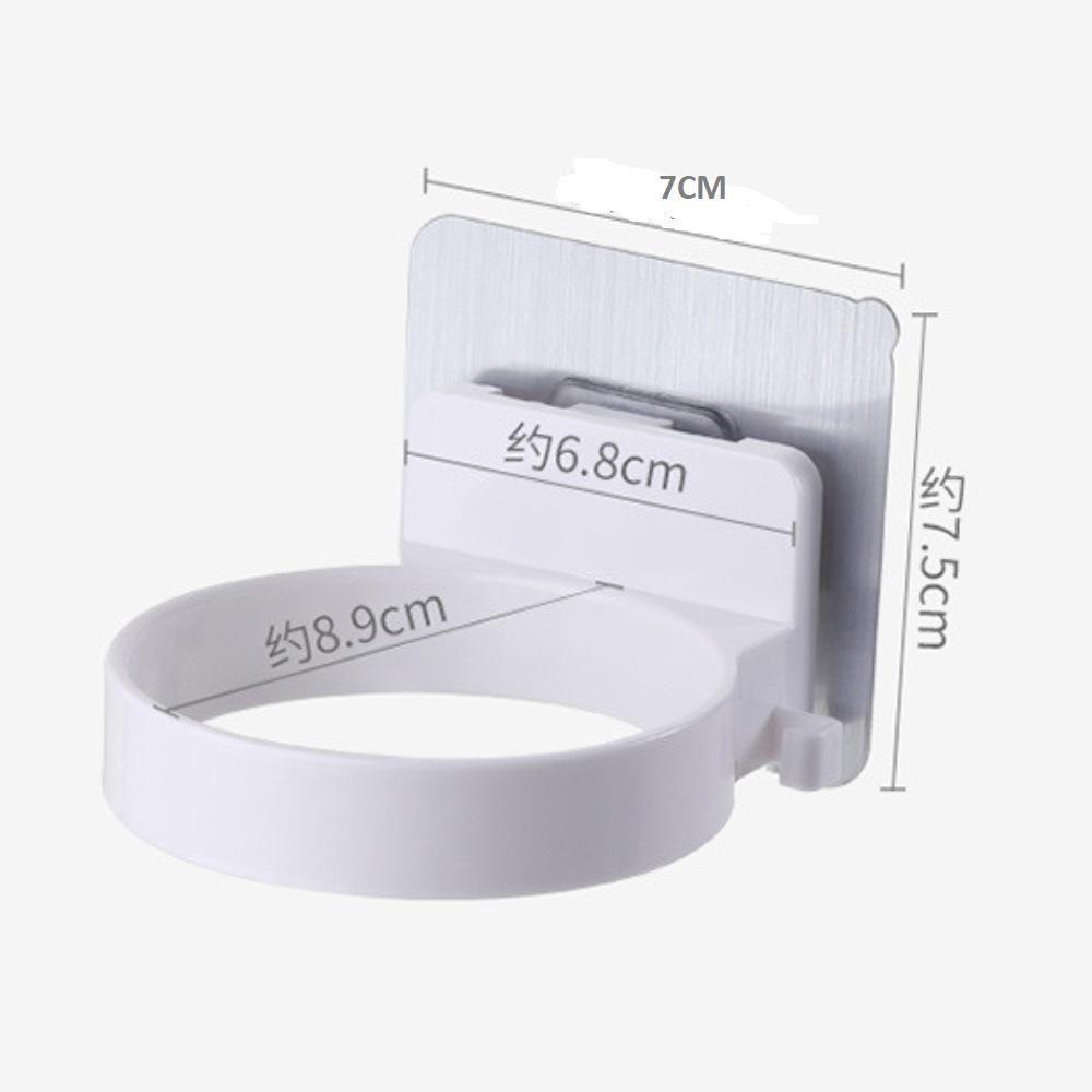 Suporte Secador Cabelo Sem Furo Organizador Fios Adesivo - 8