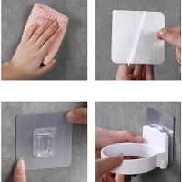 Suporte Secador Cabelo Sem Furo Organizador Fios Adesivo - 6