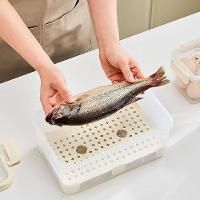 Kit 5 Potes Hermeticos Organizador Trava Lateral Geladeira - 8