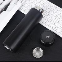 Garrafa Termica Em Inox Com Termometro Copo Termico Medidor Cor:vermelho - 6