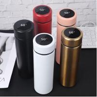 Garrafa Termica Em Inox Com Termometro Copo Termico Medidor Cor:vermelho - 7