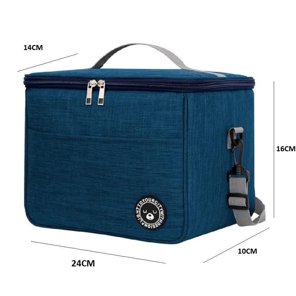 Bolsa Termica Frasqueira Fitness Academia Passeio Parque - 9