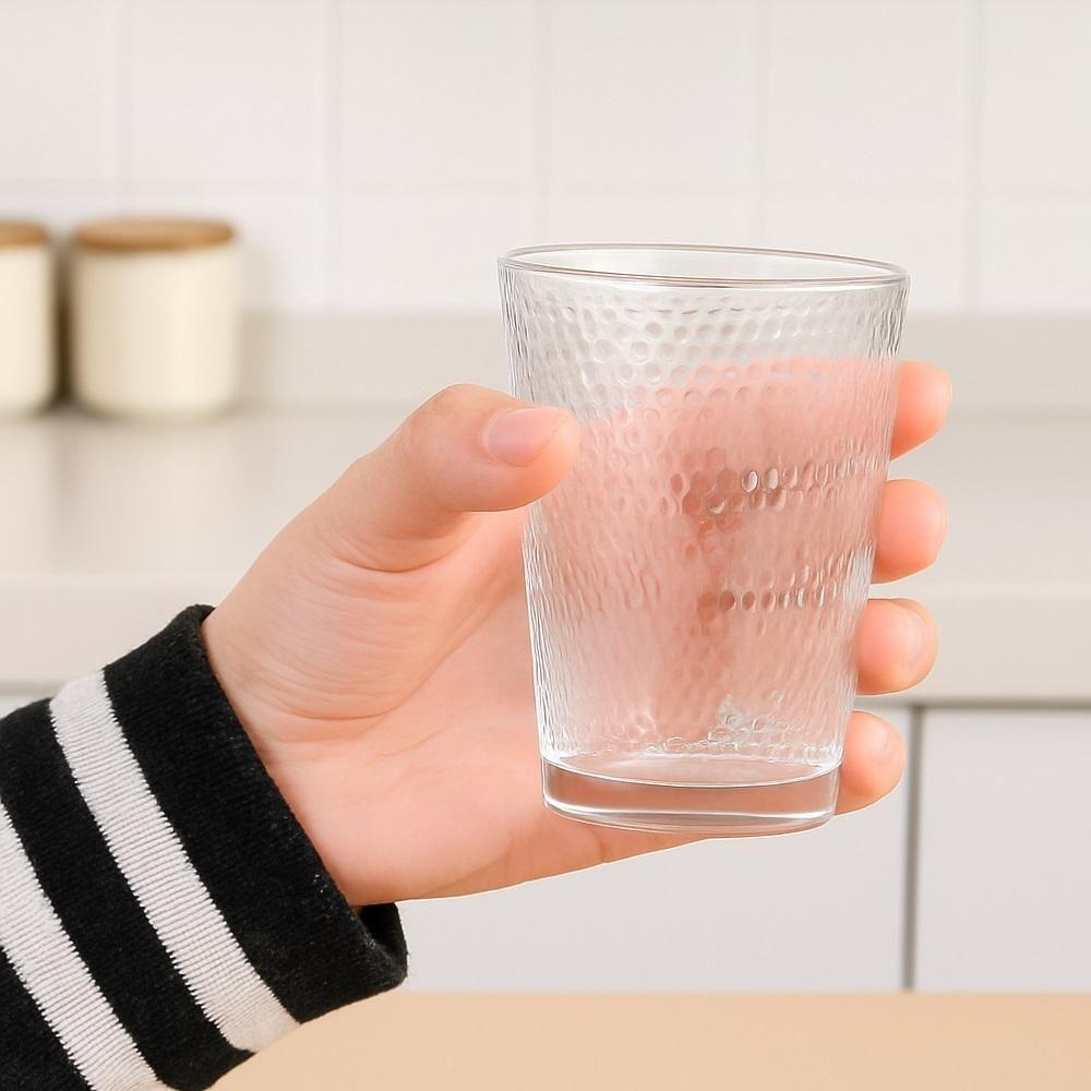 Kit Jogo 6 Copo Vidro Bebidas Agua Suco Cerveja Drinks - 3