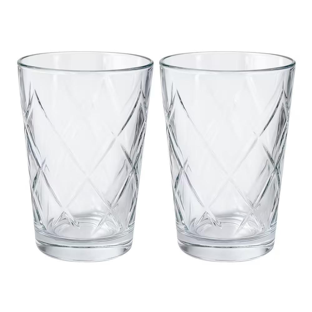 Kit Jogo 6 Copo Vidro Bebidas Agua Suco Cerveja Drinks - 8