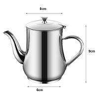 Bule Inox 280ml Cafe Cha Leite Agua Quente Oleo Leiteira - 2