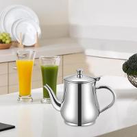 Bule Inox 280ml Cafe Cha Leite Agua Quente Oleo Leiteira - 3